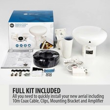 Outdoor Aerial, Slx Digidome For TV Digital Freeview HD 360° Omni Directional UK