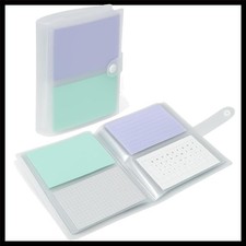 Large 5x7 Index Card Holder Binder: 200 Pocket Organizer for Versatile Use
