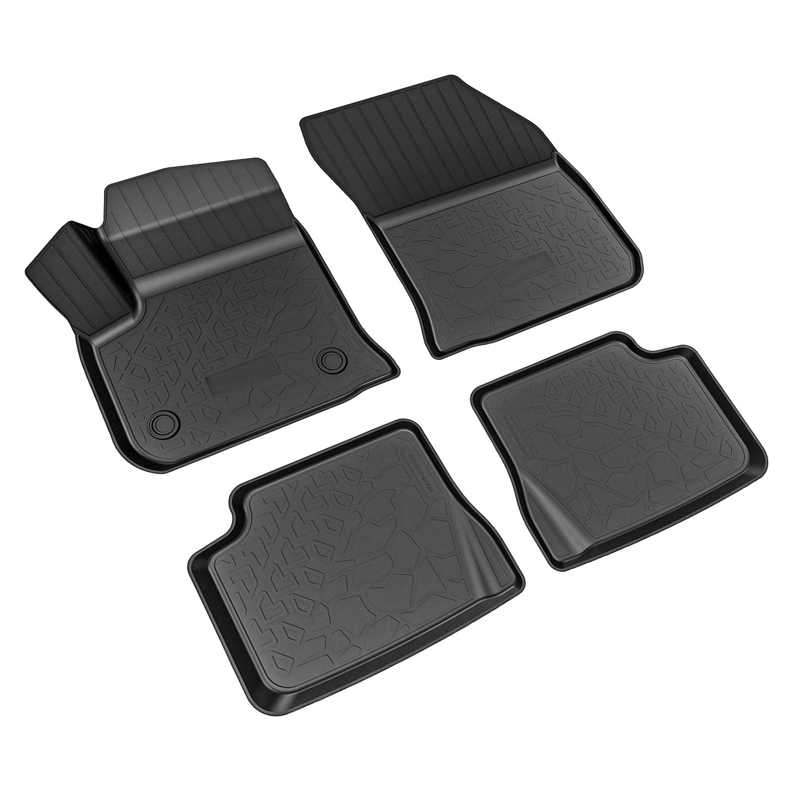 Tappeti Tappetini Auto in Gomma per Jeep Avenger Dal 2023 Elettro 4-pcs Norm Lin - Miniatura 2