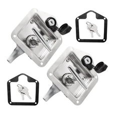 T-Handle Latch, Trailer Door Latch Lock, Stainless Steel Toolbox Paddle Lock ...