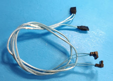 Lot of 2x SuperMicro 28in/70cm Slim Round Straight to Right Angle SATA Cable
