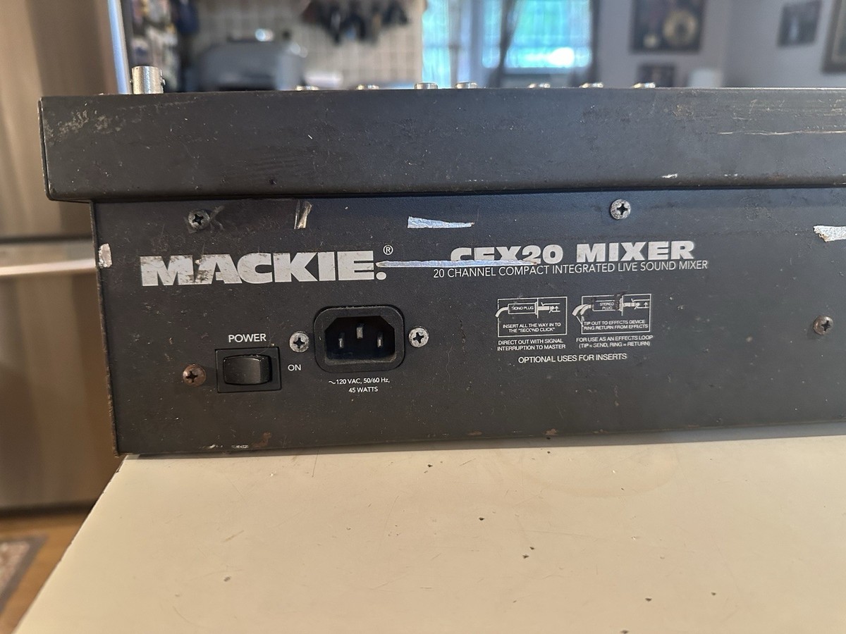 Mackie CFX20 Compact Integrated Live Sound Mixer with 20 Channel
