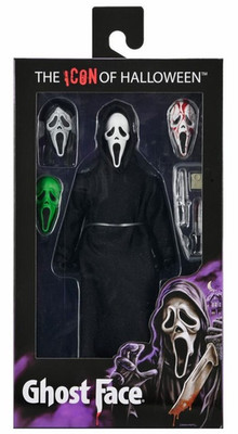 NECA SCREAM Ultimate Ghost Face Action Figure mit Leuchtmaske 7 Inch 20 cm