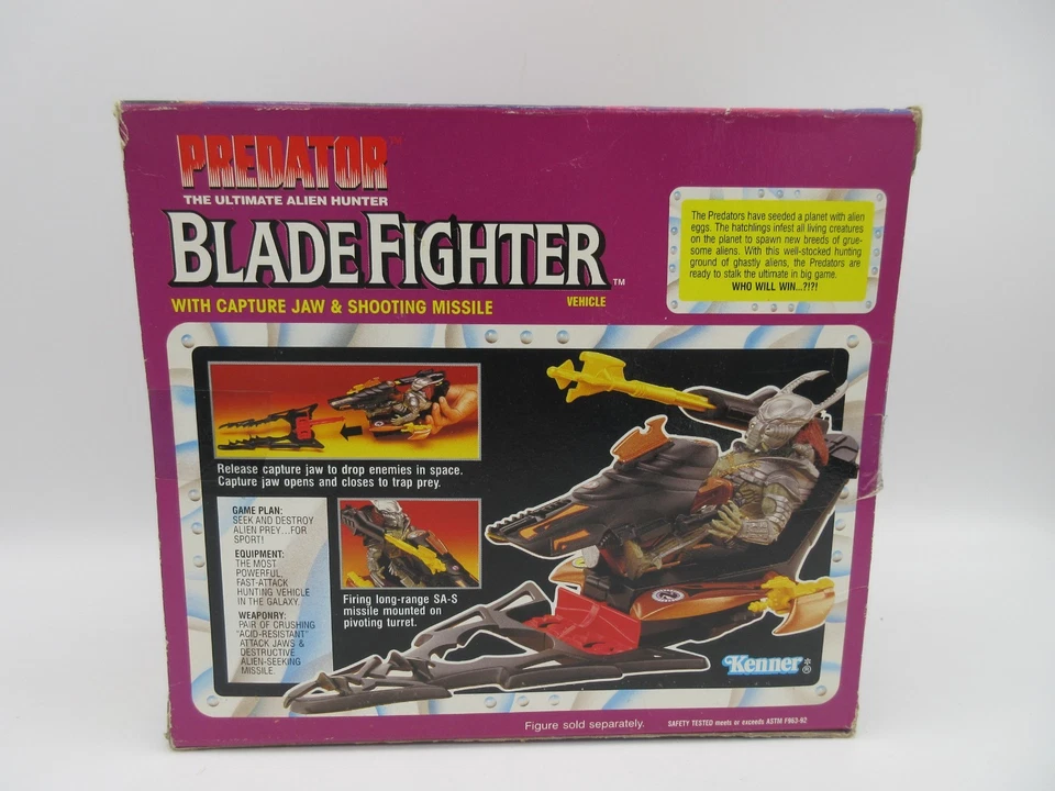 Vintage Predator BLADE FIGHTER Vehicle [Kenner, 1993] NIB!  SEALED! - Image 4 of 4