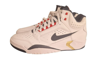 Nike Air Flight Lite Mid  Herren Sneaker Freizeitschuh Weiß / Blau / Rot / Gold