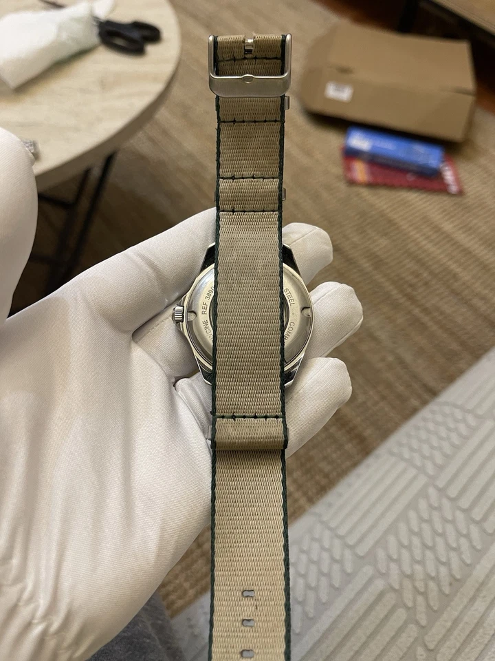 GLYCINE COMBAT AUTOMÁTICO 50M REF 3890.4 CRISTAL ZAFIRO 43MM HECHO EN SUIZA Foto 4 de 4