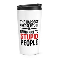Gift Base Isolierbecher Travel Mug Becher Metall Weiß 16Oz 1 StüCk