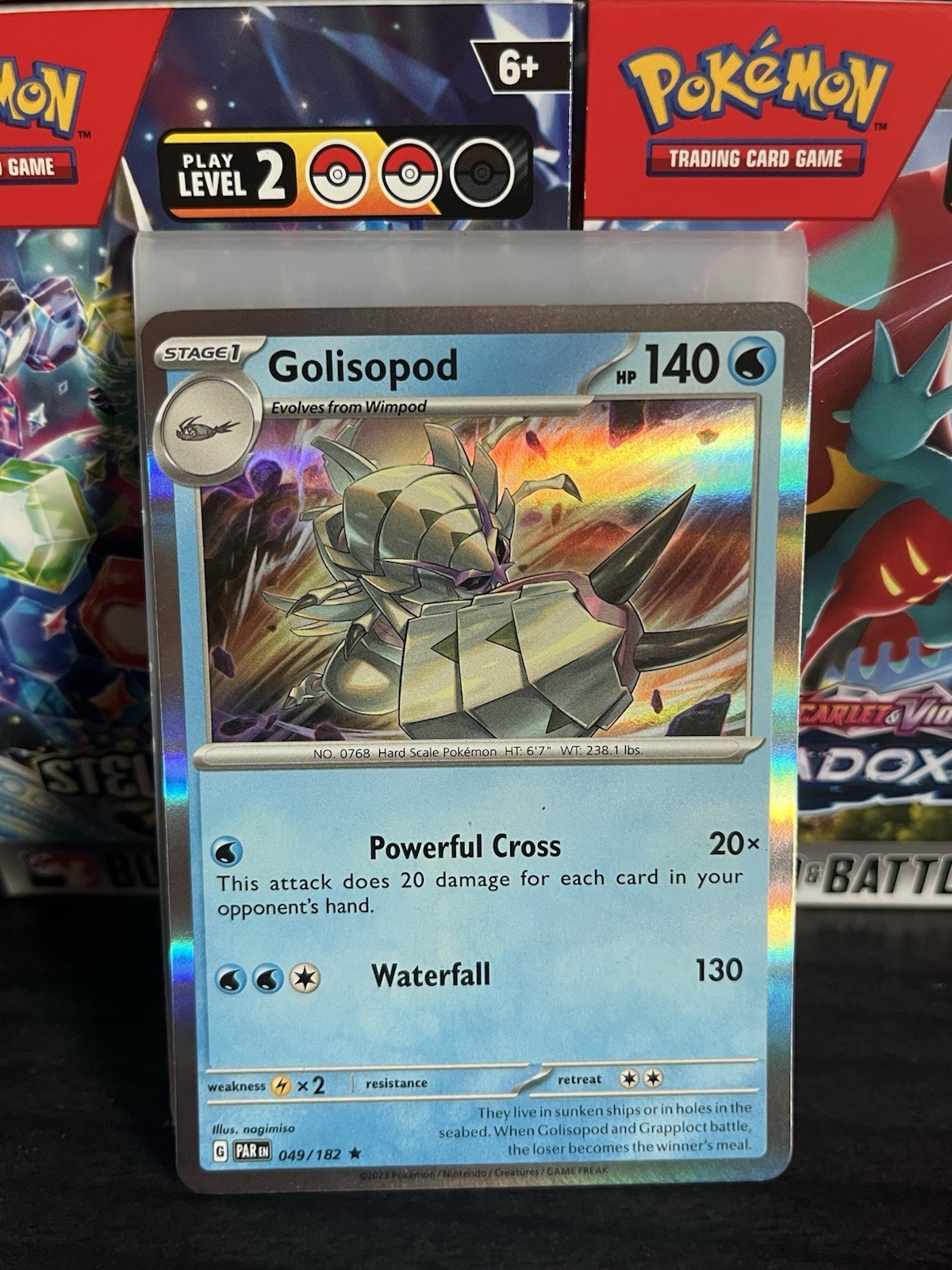Golisopod 049/182 - Sv04: Paradox Rift Reverse Holo (NM)