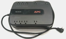 APC BATTERY BACK UP & SURGE PROTECTION BACK UPS 650 MODEL BE650G1 INPUT 20 V