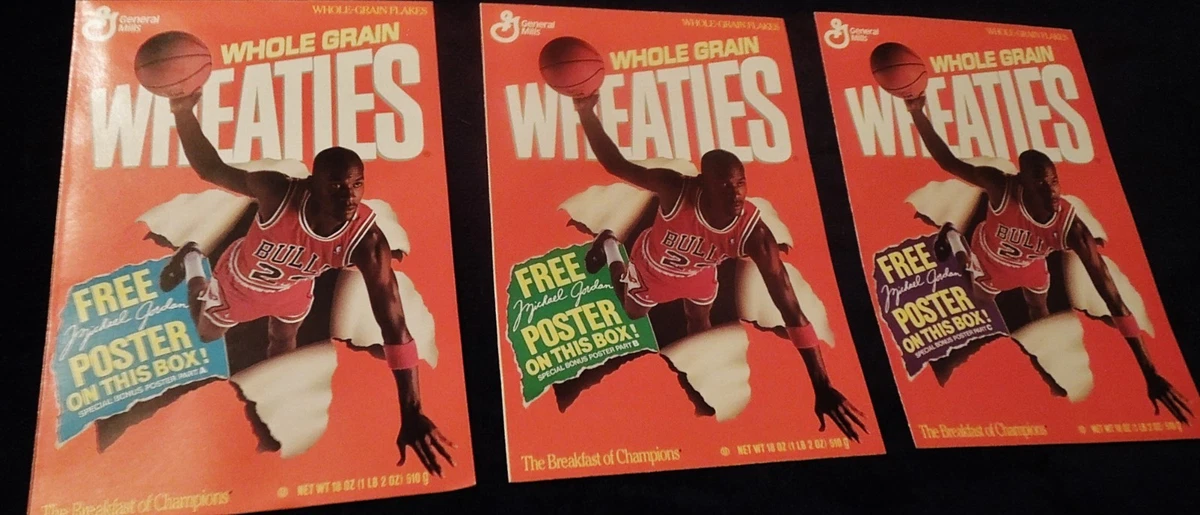 Michael Jordan 1989 Vintage Sports Cereal Boxes for sale | eBay