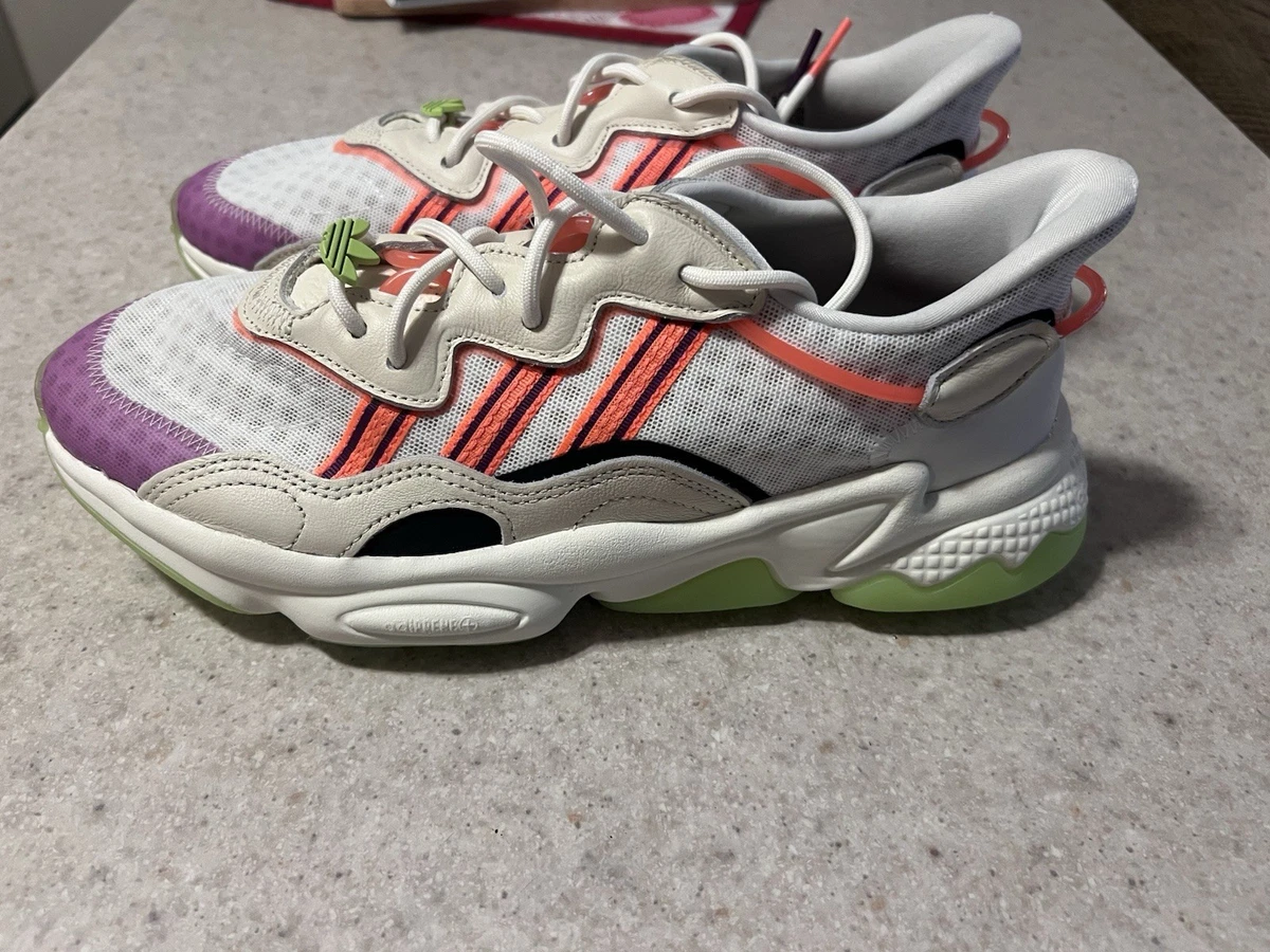 Adidas Ozweego Pure White Signal Green for sale | eBay