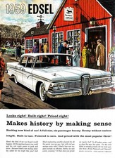 1959 Ford Edsel Original Vintage Print Ad 10 X 14 1959 Ford Edsel Original Vintage Print Ad 10 X 14