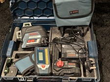 Bosch GLL 3-80 CG 12V Cordless Connected Green Line Laser Level, 2.0Ah