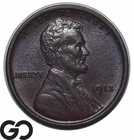 1913 Lincoln Cent Wheat Penny, Choice Unc+ BN