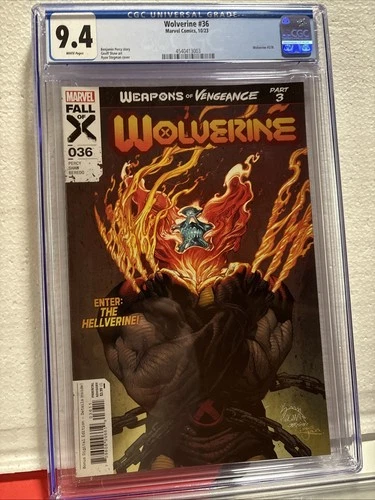 Wolverine #36 CGC 9.4 1st Hellverine!!!