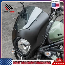 WOLFLINE Headlight Windshield Fairing Housing for Kawasaki Vulcan VN650 15-2025