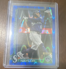Topps Chrome Update 2025 Josh Naylor Blue Wave Refractor Seattle #USC62 /150