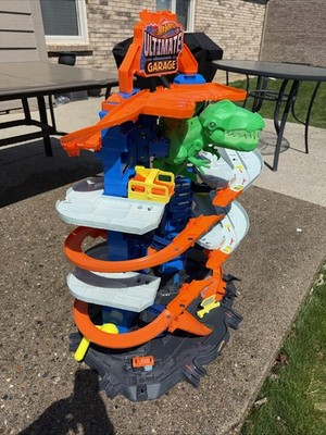 Hot Wheels City Ultimate Garage playset Robo T-Rex 3ft | eBay