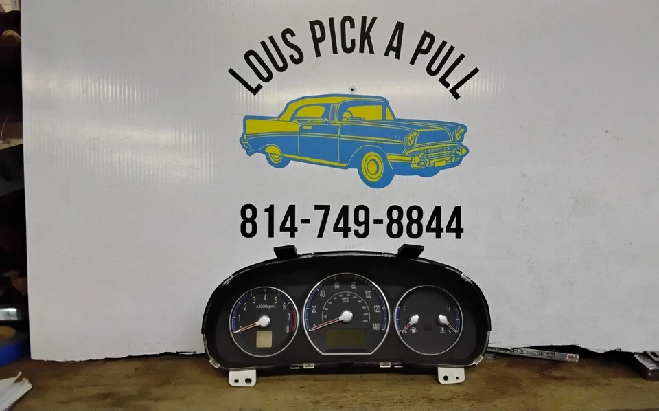 Hyundai Santa Fe 2007-2008 cuadro de instrumentos cuadro de instrumentos kilometraje es 220695... Foto 2 de 4