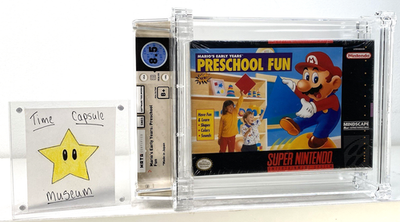 スペシャル！90s スーパーマリオ　任天堂　ヴィンテージ Nintendo Mario's Early Years Preschool Fun Super Nintendo SNES New 1994