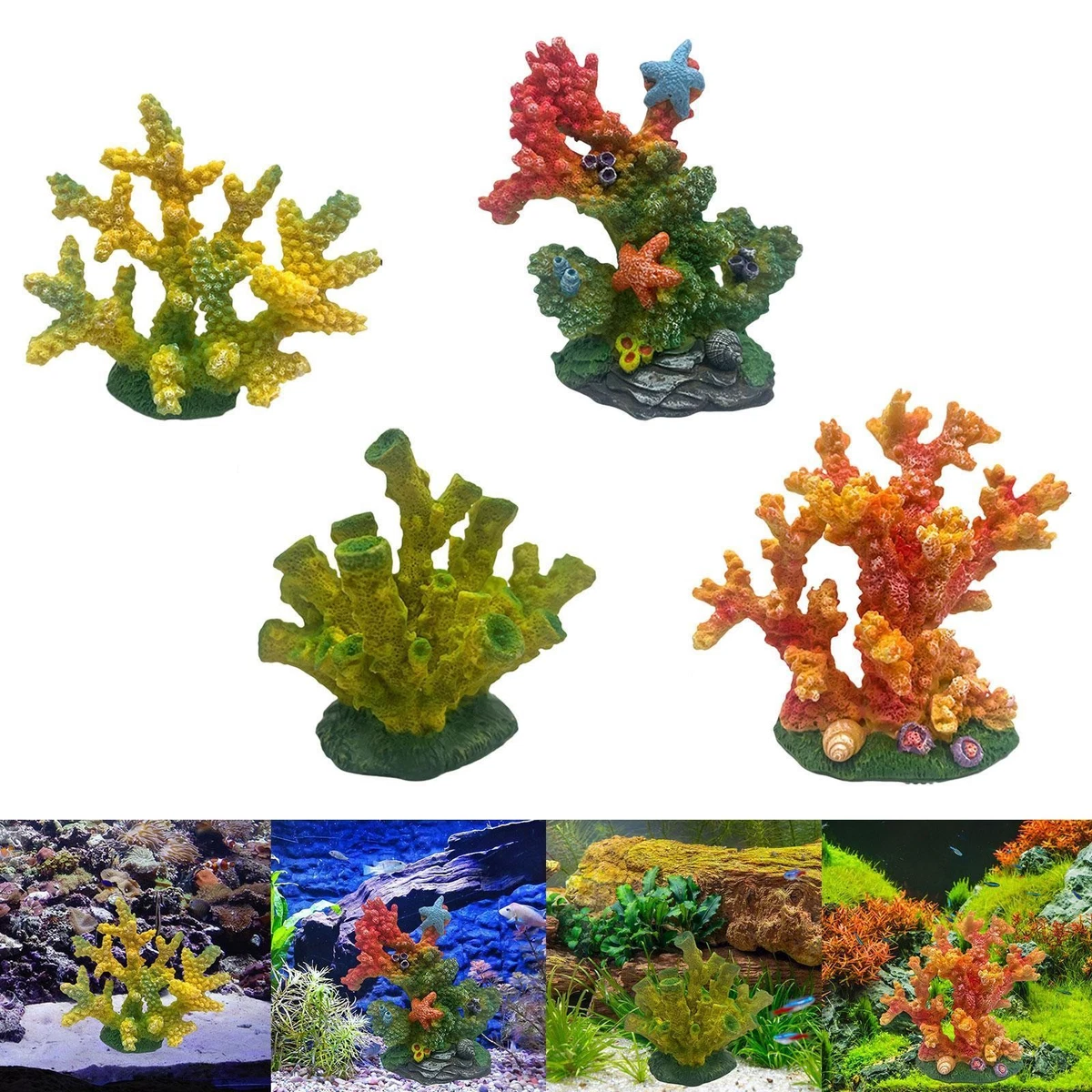 Crediri Decorazioni Per Acquari In Corallo Piante Di Corallo Artificiali In Resina Per Acquari Sabbia Per Micro Terrari Ornamenti Per Paesaggistica 86440630 - 6