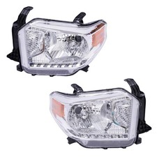 Halogen Headlights for 2014-2017 Tundra Left Right OE Replacement