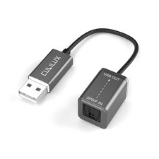 USB A SPDIF Input Adapter for PC Stereo Recording ONLY, NOT for Playing Audi...