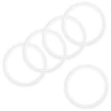 5-Pack Silicone O-Rings Gasket, 4" Seal Gaskets Flange Clamp O-Ring