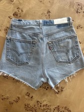 Re/done Vintage Levi Women s Denim Shorts Side 24