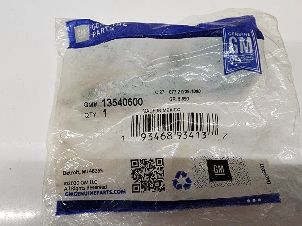 Sistema de Monitoreo de Presión de Neumáticos Sensor ACDelco GM Equipo Original 13540600 Foto 2 de 2