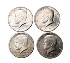 1971 Half dollar Kennedy Coins Lot Of 4 Vintage Eagle Estate Sale Collector