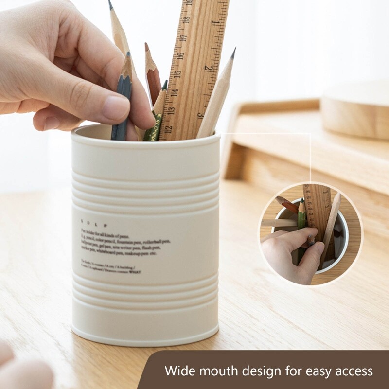 Simple Pencil Holder Cup Desk Storage for Stationery Makeup Brushes eBay