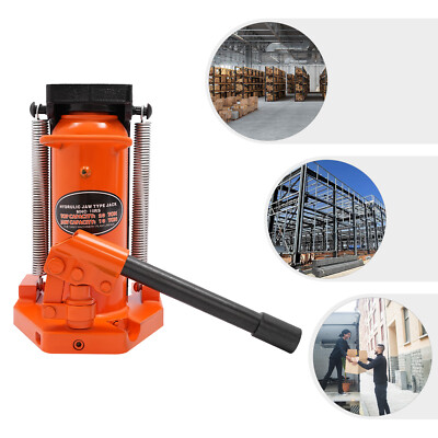 Hydraulic Machine Toe Jack Lift 6'' Stroke Lifting Capacity 10 Ton Toe 20 Ton Top