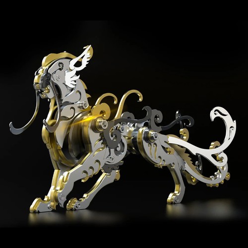 3D Puzzles Metal Assembly Animals Model Kits Mechanical Toy Ancient Model Toy - Picture 23 of 34