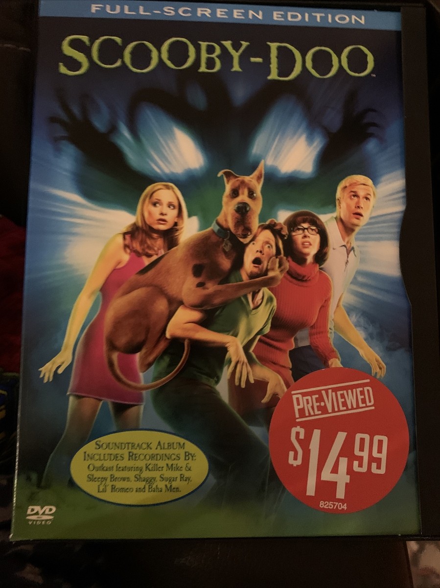 Scooby-Doo - The Movie (DVD, 2002, Full Frame) Freddie
