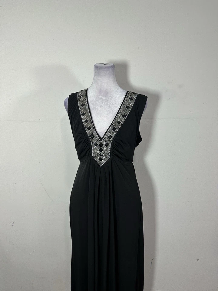 VESTIDO SIN MANGAS JFW MUJER COLOR NEGRO TALLA 1X Foto 2 de 4