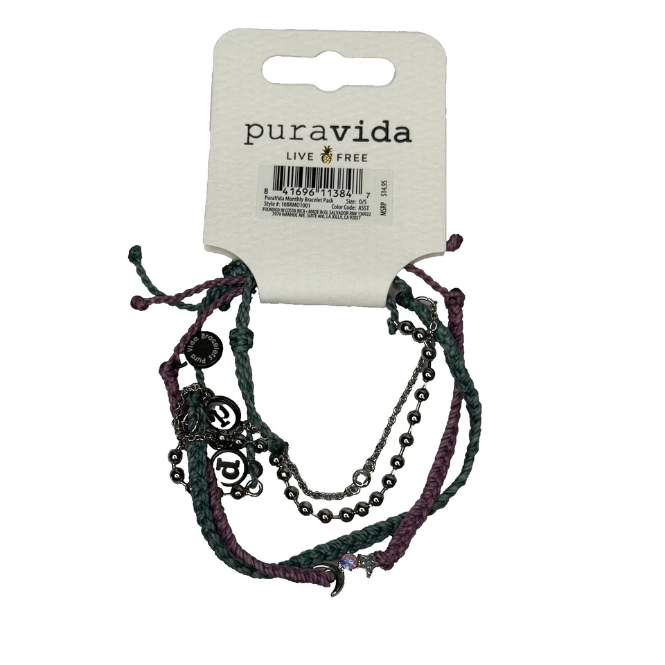 PuraVida Pura Vida Twilight Bracelet Stack Set of 3 - Image 2 of 4