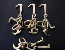 4 RTJ Cluster Hooks Wrecker Tow Truck Towing Car Hauler Trailer Auto Body Hook