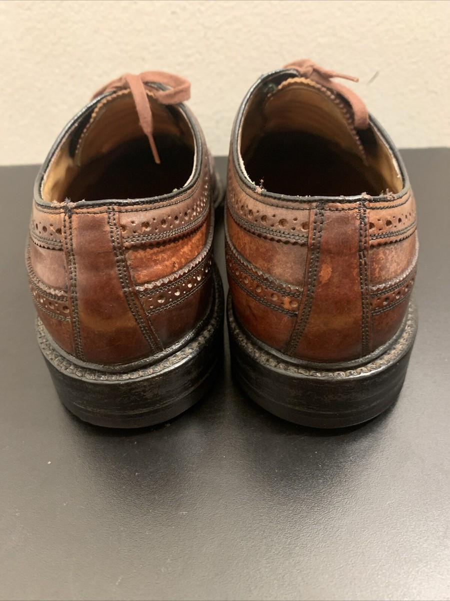 靴 79s Florsheim Imperial Cordovan 26cm Florsheim Imperial 97626 V-Cleat Brown Shell Cordovan Derbys Size
