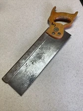 Vintage 12” Disston No.4 Back Saw