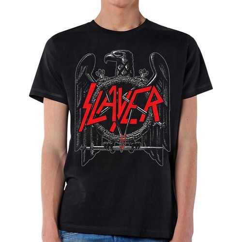 SLAYER CD LGO BLACK EAGLE offizielles SHIRT MED neu live undead hell waits reign
