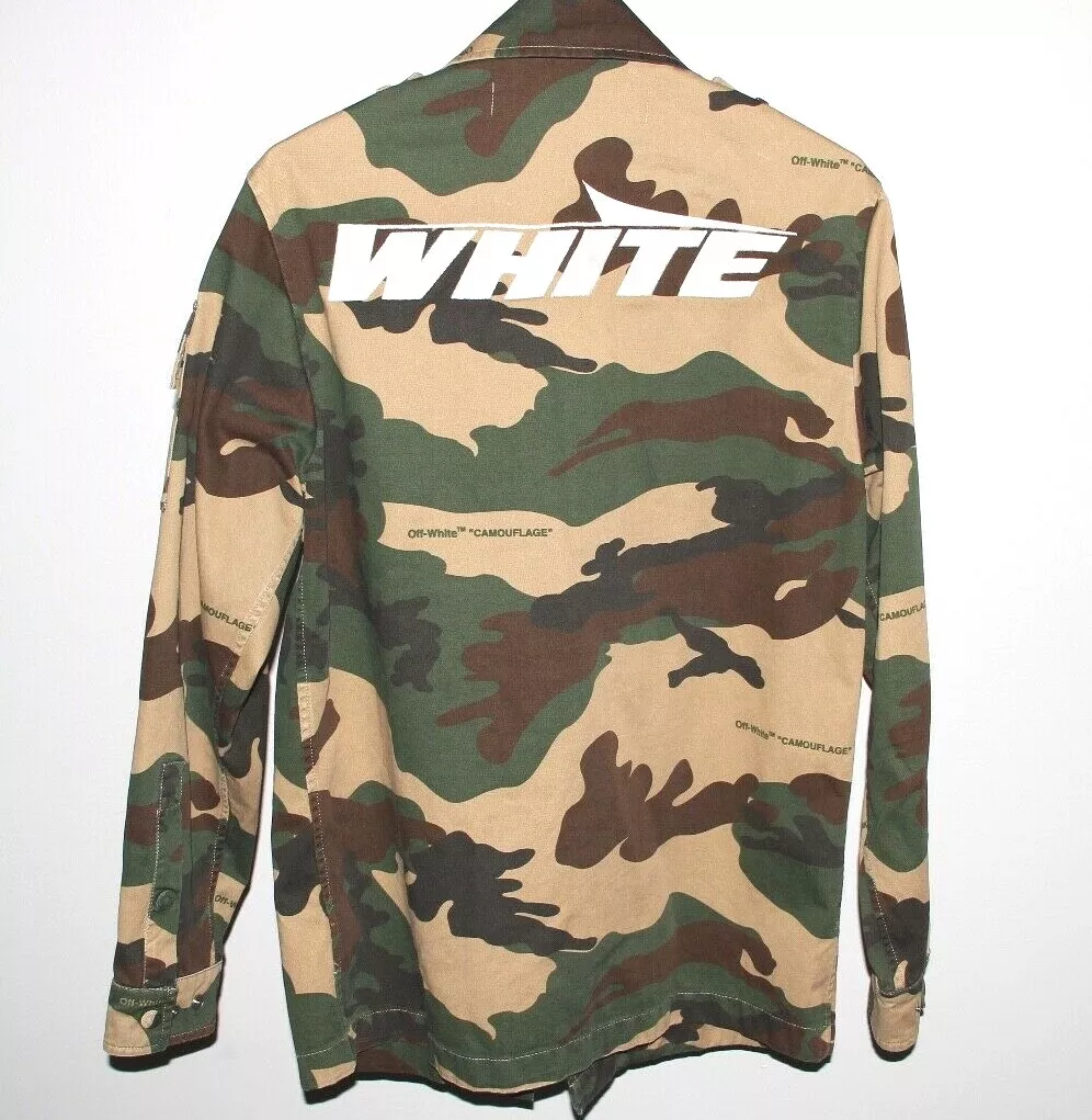 Off white 2025 mens camo jacket