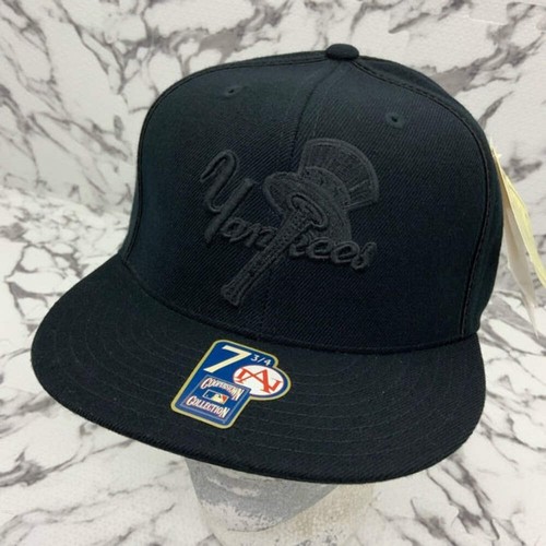 Men's American Needle NY YANKEES Black | White 59FIFTY Hats NWT - Picture 7 of 11