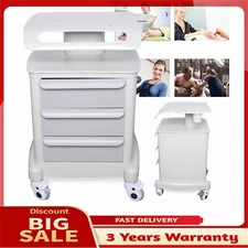 Mobile Beauty Spa Salon Medical Trolley Cart with Drawers Portable Tool Cart New