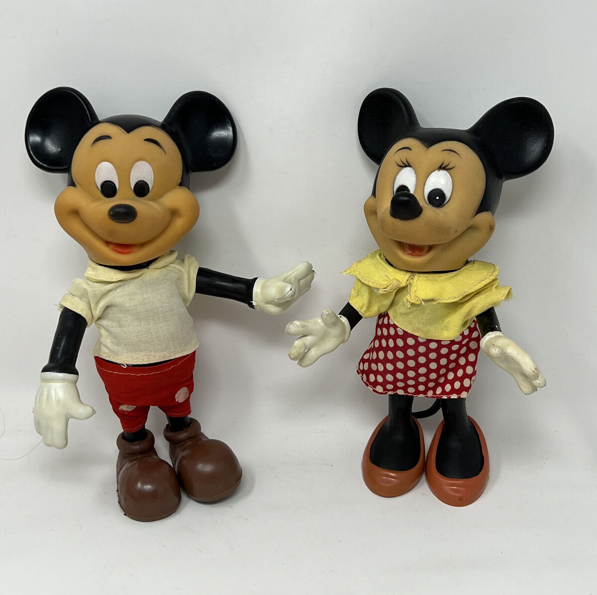Vintage Walt Disney R. Dakin Mickey And Minnie Mouse Dolls Vintage Walt Disney R. Dakin Mickey And Minnie Mouse Dolls
