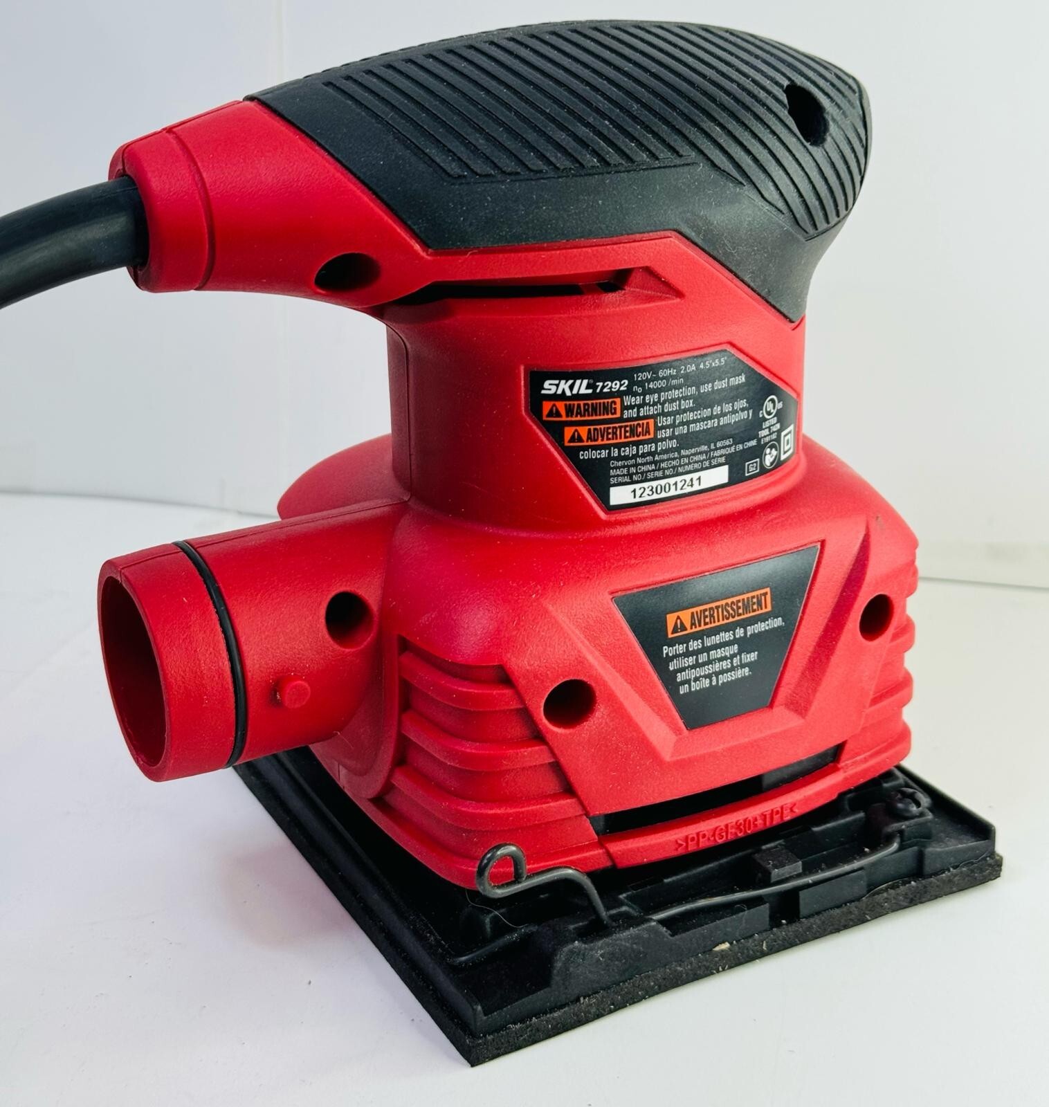 Skil 729202 2.0 Amp 1/4 Sheet Palm Sander/BOX IS DAMAGE eBay