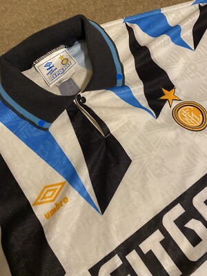 Vintage Inter Milan Fitgar 1991-1993 Away Jersey (Football