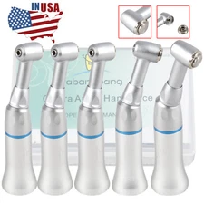 1-5 USA NSK Style Dental Slow Low Speed Contra Angle Handpiece Push Button Etype
