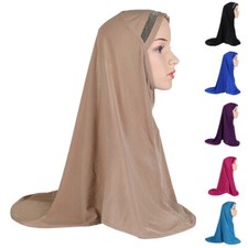 Instant Headscarf Women Hijab Muslim Full Cover Turban Prayer Khimar Amira Scarf