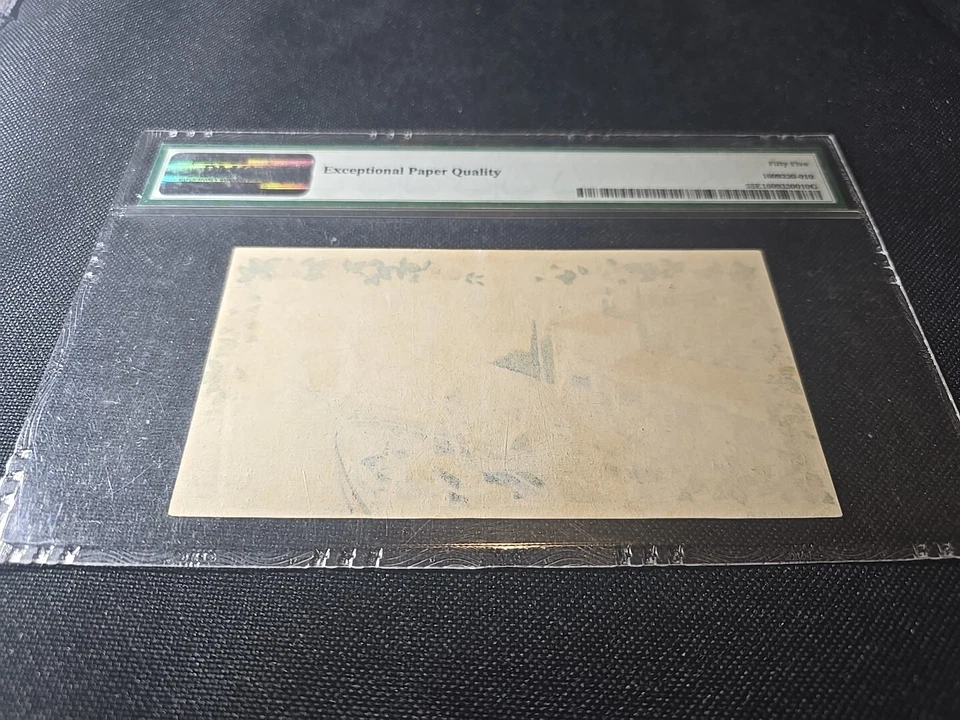 G25* GREECE 10.000 Drachmai 1945 overprint Zagora 55 PMG EPQ TYPE 3 - Image 2 of 2